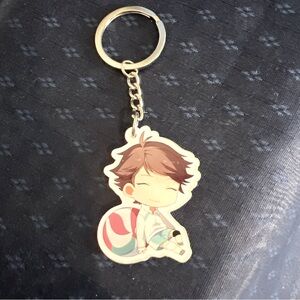 Toru Oikawa Keychain Haikyuu Blue White Volleyball Anime Series